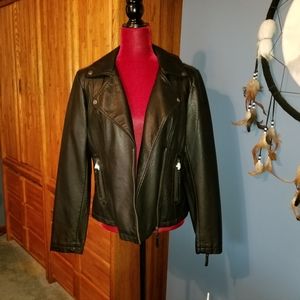 Max Studio BRAND NEW Faux Leather Moto Jacket